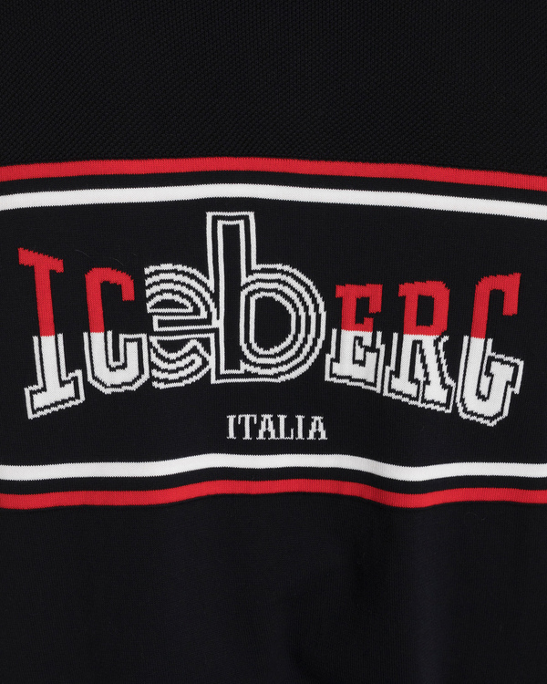 Polo with 3D Varsity logo - Iceberg - Official Website