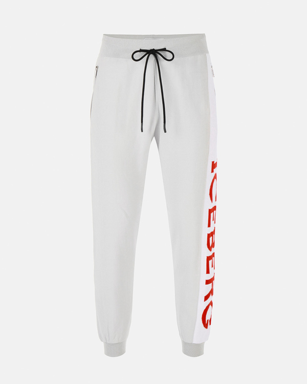 Institutional Logo Knit Joggers - Iceberg - Official Website