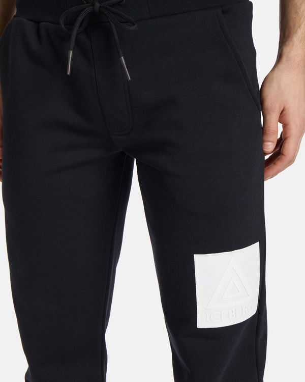 Black triangle joggers - Iceberg - Official Website