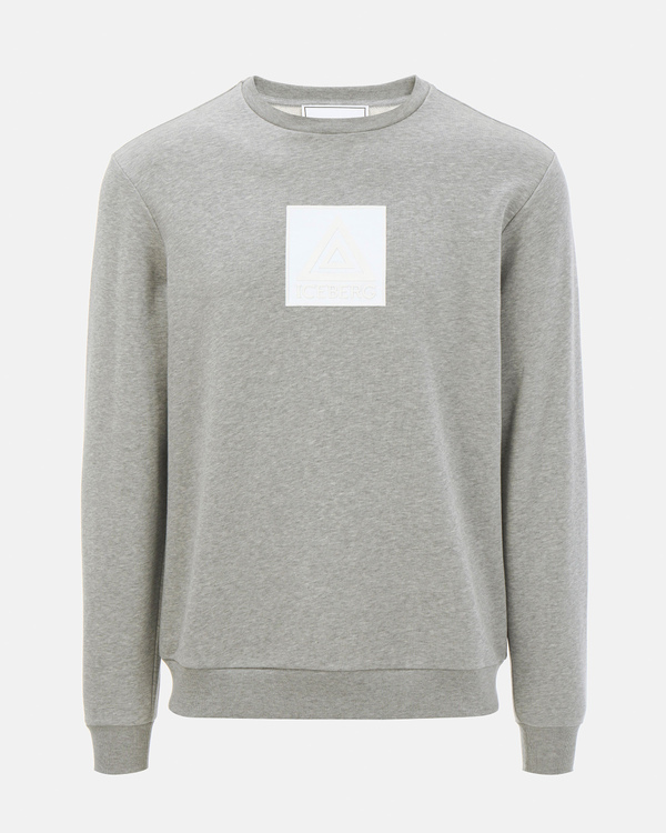 Grey Triangle sweatshirt - Iceberg - Official Website