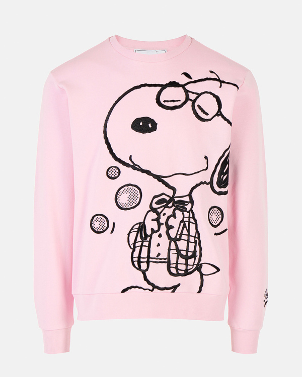 Snoopy pink cotton sweatshirt - Iceberg - Official Website