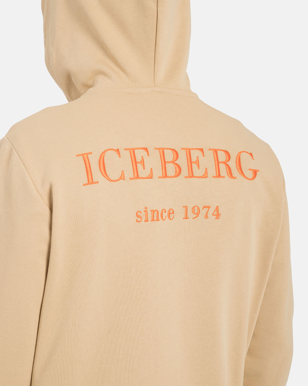 Heritage logo sweatshirt with zip - Iceberg - Official Website