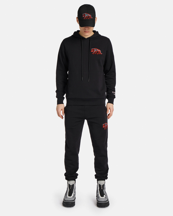 CNY Tiger hooded black sweatshirt - Iceberg - Official Website