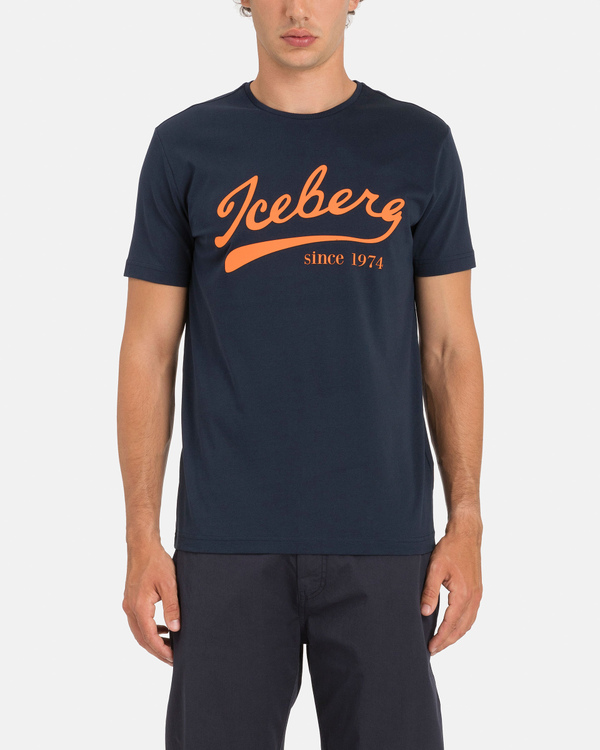 Blue baseball logo T-shirt | Iceberg