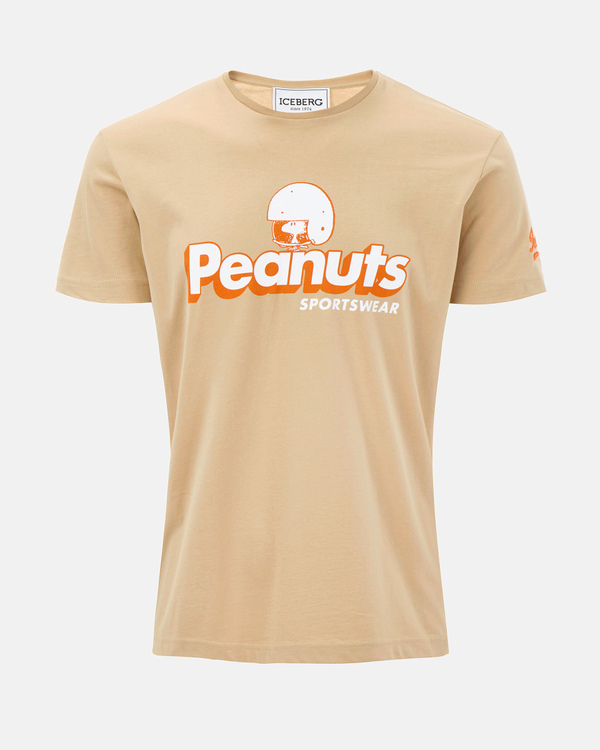 Beige Peanuts Sportswear T-shirt - Iceberg - Official Website