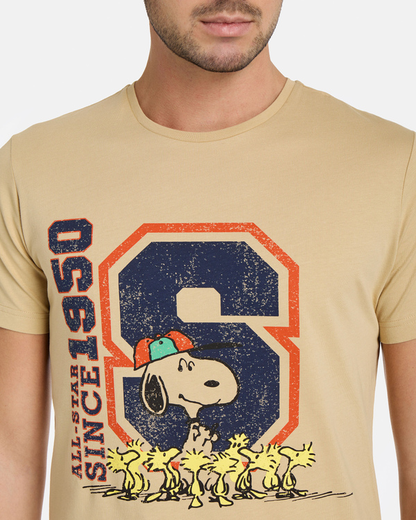 Snoopy and Woodstock 1950 Beige T-shirt - Iceberg - Official Website