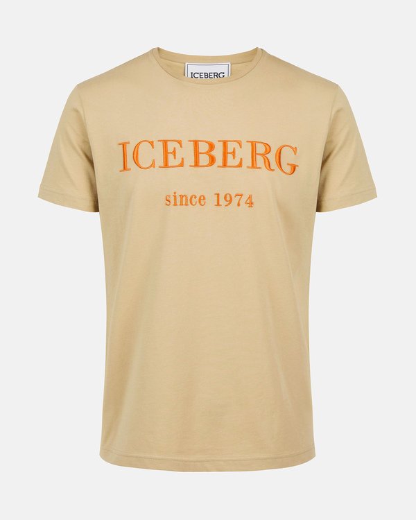 Heritage logo sand T-shirt - Iceberg - Official Website