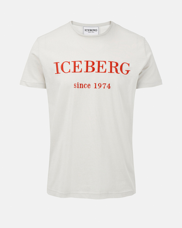 T-shirt grigia logo heritage - Iceberg - Official Website