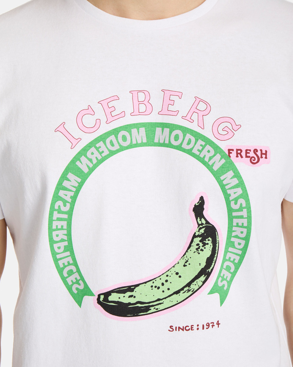 White banana T-shirt - Iceberg - Official Website