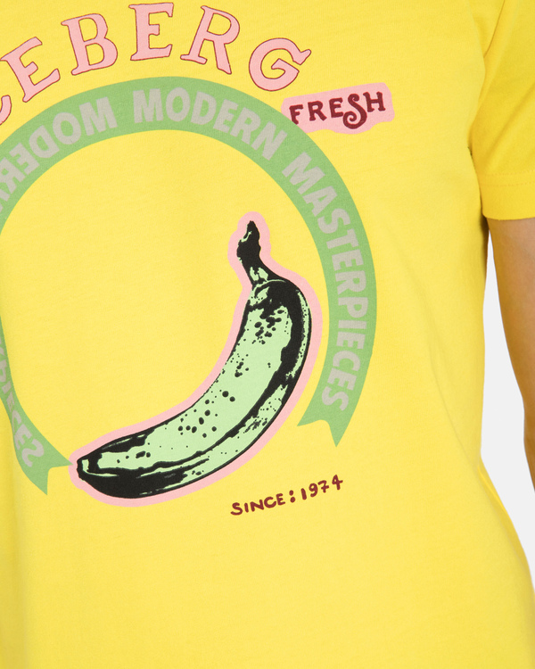 T-shirt gialla Banane - Iceberg - Official Website