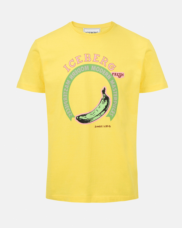 T-shirt gialla Banane - Iceberg - Official Website