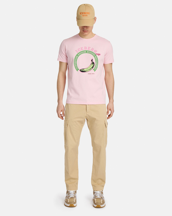 T-shirt rosa Banane - Iceberg - Official Website