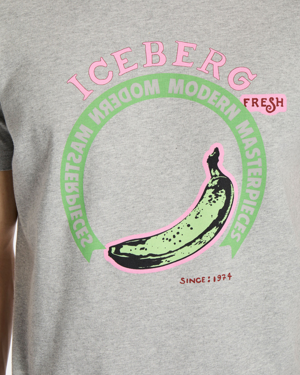 Grey banana T-shirt - Iceberg - Official Website