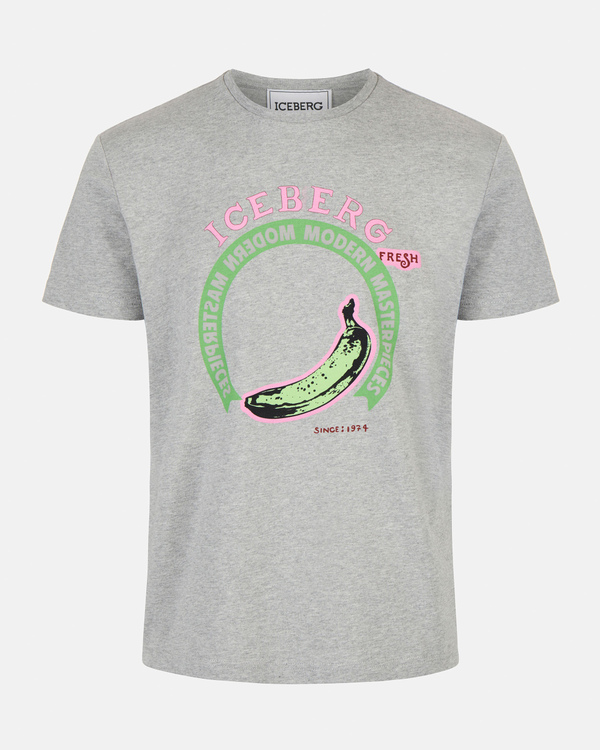 T-shirt grigia Banane - Iceberg - Official Website