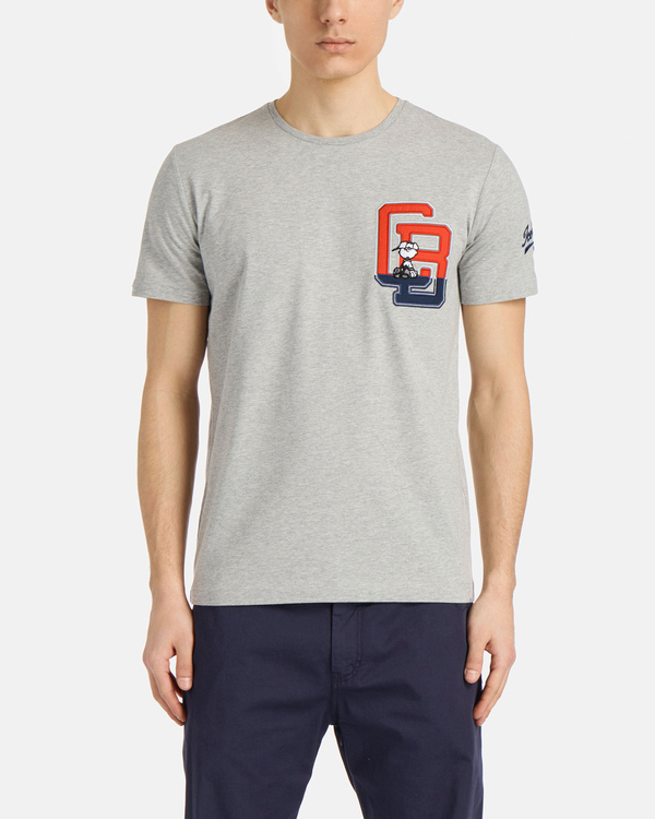 CB Varsity logo grey t-shirt - Iceberg - Official Website