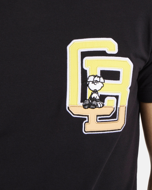 CB Varsity Logo Black T-shirt - Iceberg - Official Website