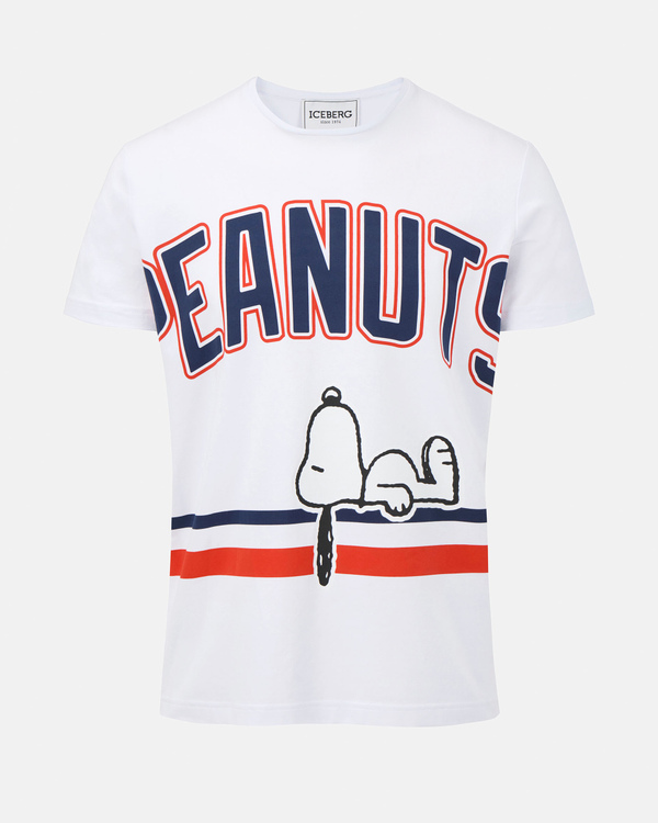 White Snoopy Peanuts T-Shirt - Iceberg - Official Website