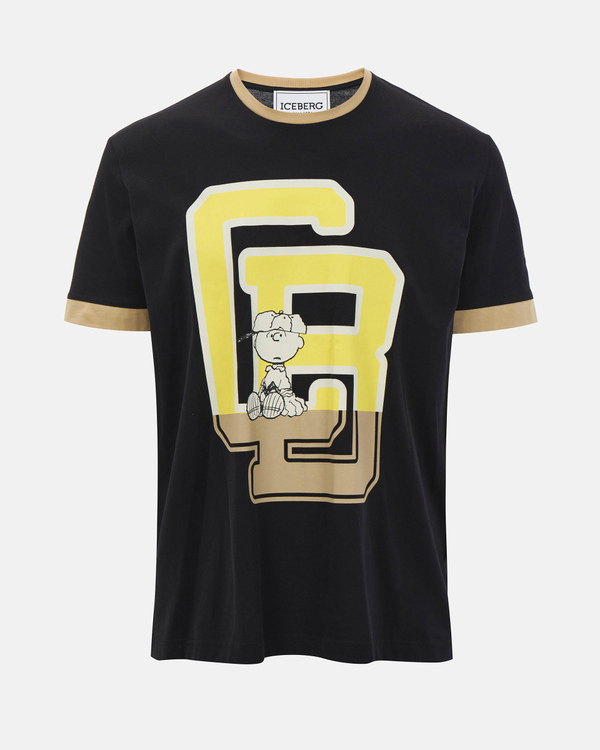 Charlie Brown Black T-shirt | Iceberg