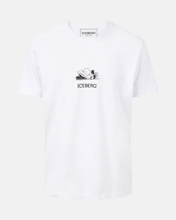 White Charlie Brown T-shirt - Iceberg - Official Website