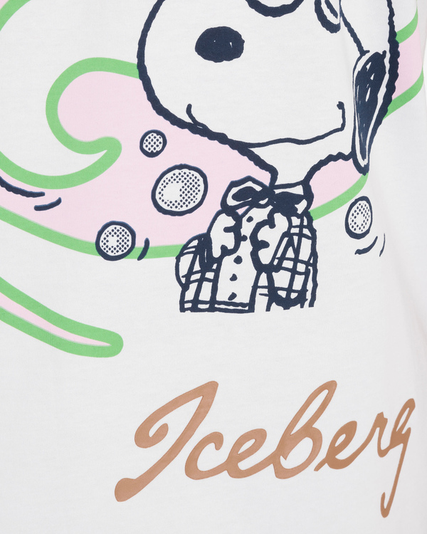 T-shirt bianca Snoopy's Suds - Iceberg - Official Website