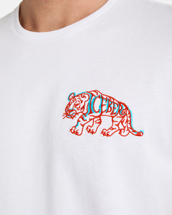 T-shirt bianca CNY Tigre - Iceberg - Official Website