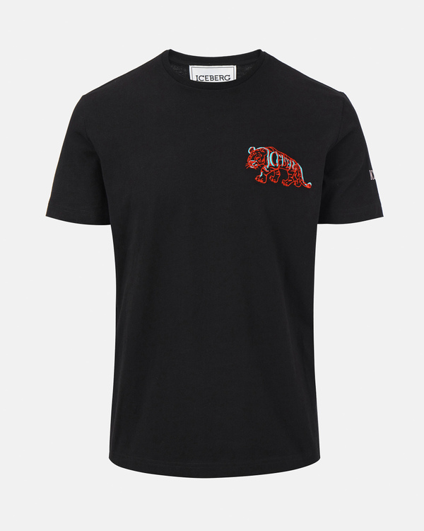 CNY Tiger Black T-shirt - Iceberg - Official Website