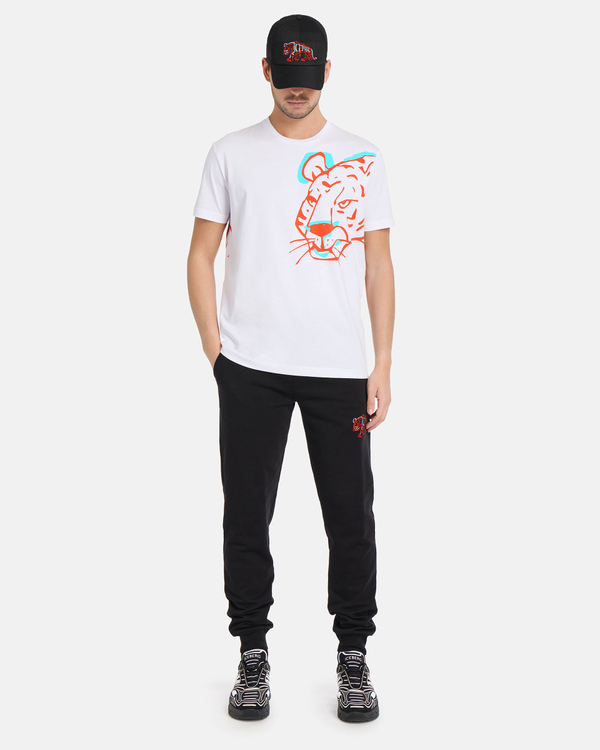 CNY Tiger Regular Fit White T-shirt - Iceberg - Official Website