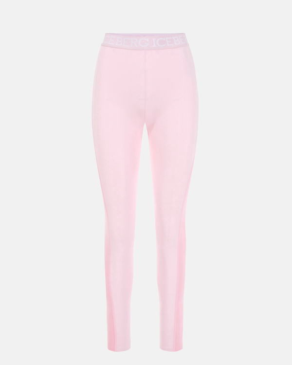 Pink Lycra Active leggings - Iceberg - Official Website