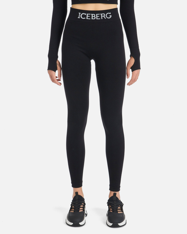 Active leggings with logo - Iceberg - Official Website
