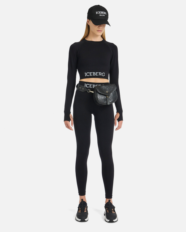 Active leggings with logo - Iceberg - Official Website