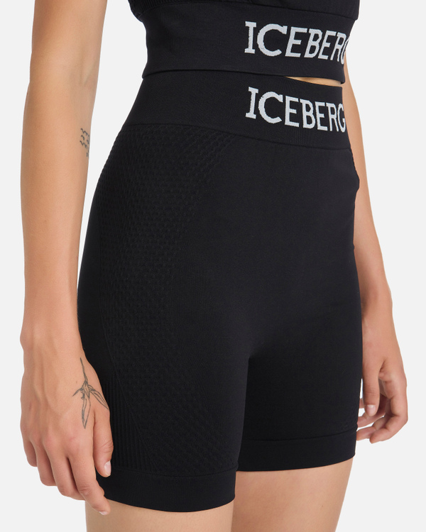 Stretch Active shorts with logo - Iceberg - Official Website