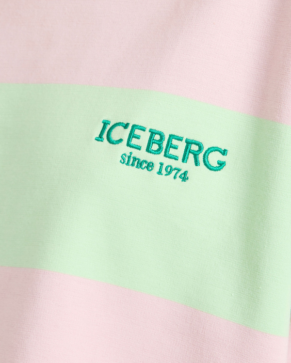 Felpa a righe con logo - Iceberg - Official Website