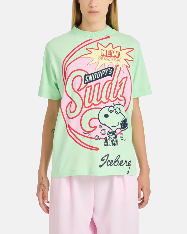 T-shirt verde Snoopy's Suds - Iceberg - Official Website