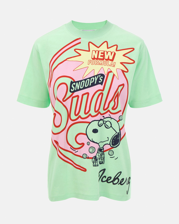 Green Snoopy's Suds T-shirt - Iceberg - Official Website