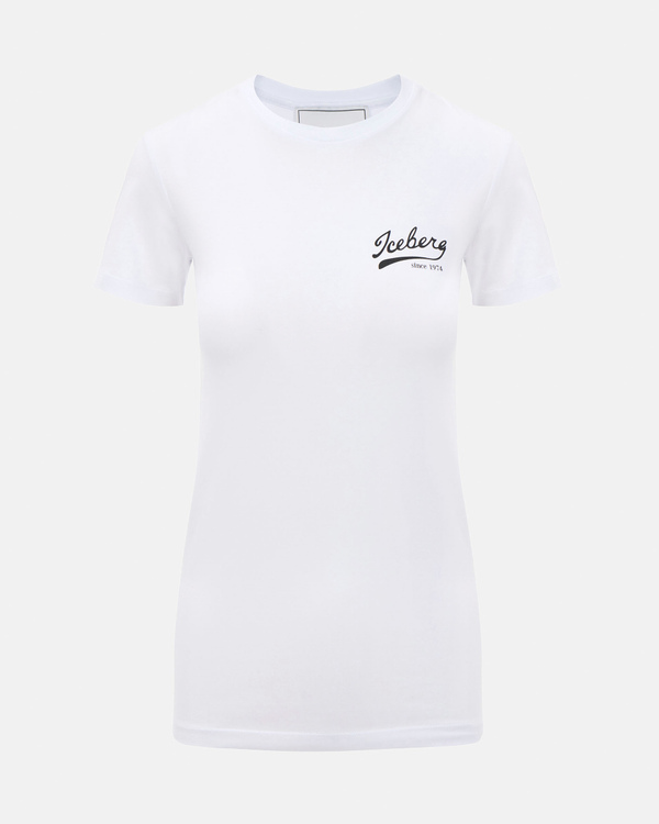 T-shirt slim con logo baseball - Iceberg - Official Website