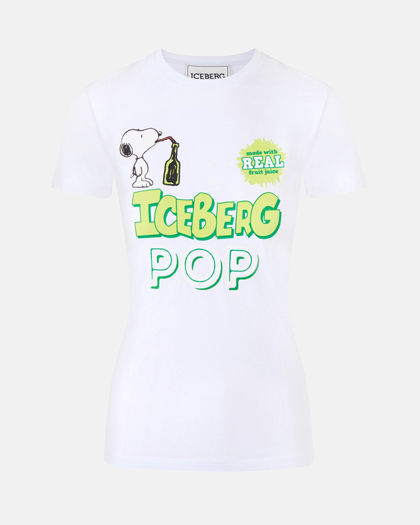 White Snoopy Pop t-shirt - Iceberg - Official Website
