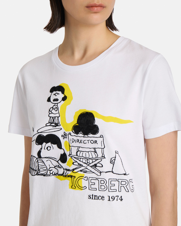 Lucy Director white t-shirt - Iceberg - Official Website