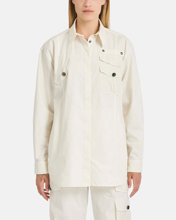 White Shirt with Pockets - Iceberg - Official Website