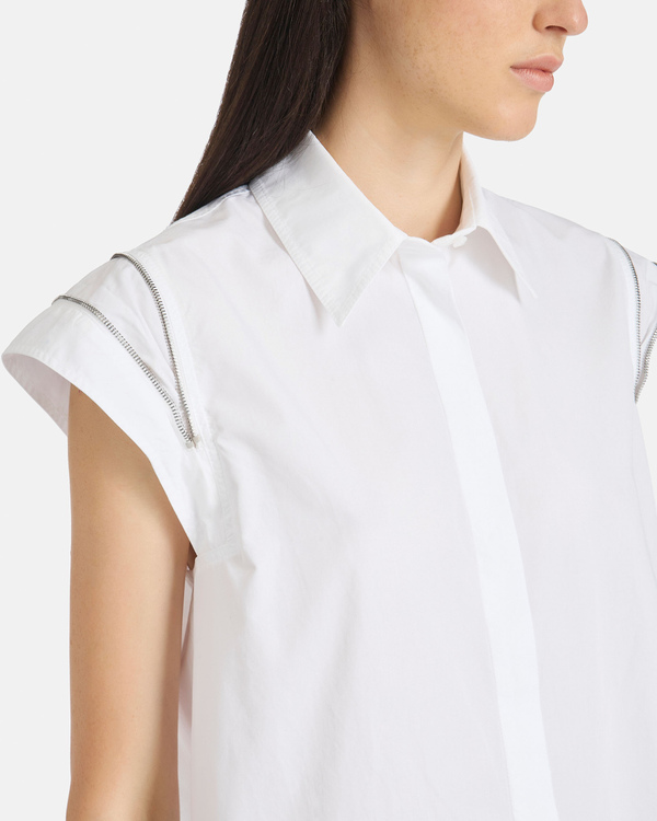 Zip shoulder back logo shirt - Iceberg - Official Website