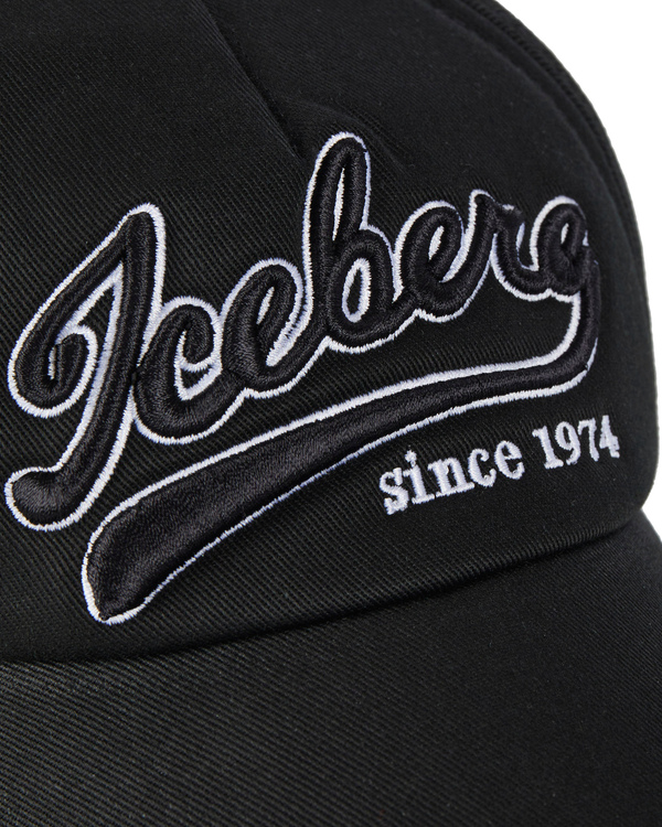 Baseball logo black cap - Iceberg - Official Website