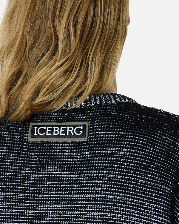 Popeye crew neck vanisé sweater - Iceberg - Official Website