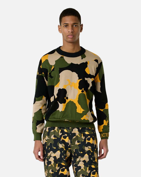 Sweater with popeye camouflage - Iceberg - Official Website