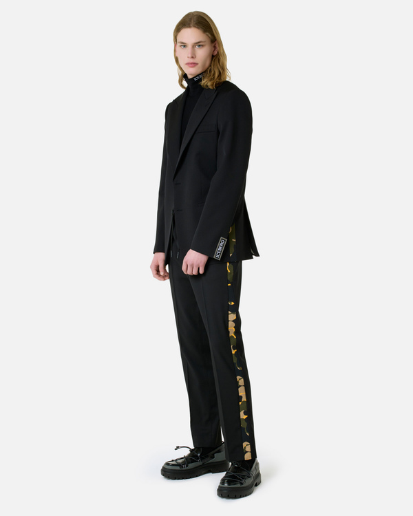 Trousers with camouflage strips - Iceberg - Official Website