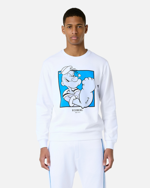 Popeye heritage logo sweatshirt - Iceberg - Official Website