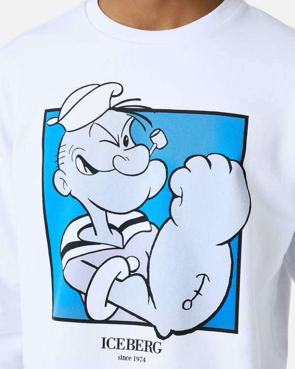 Popeye heritage logo sweatshirt - Iceberg - Official Website