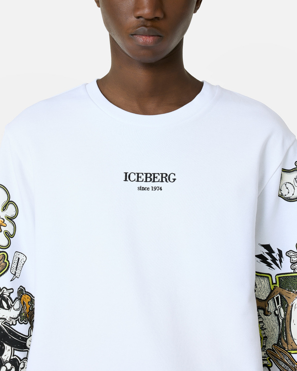 Looney Tunes heritage logo sweatshirt - Iceberg - Official Website