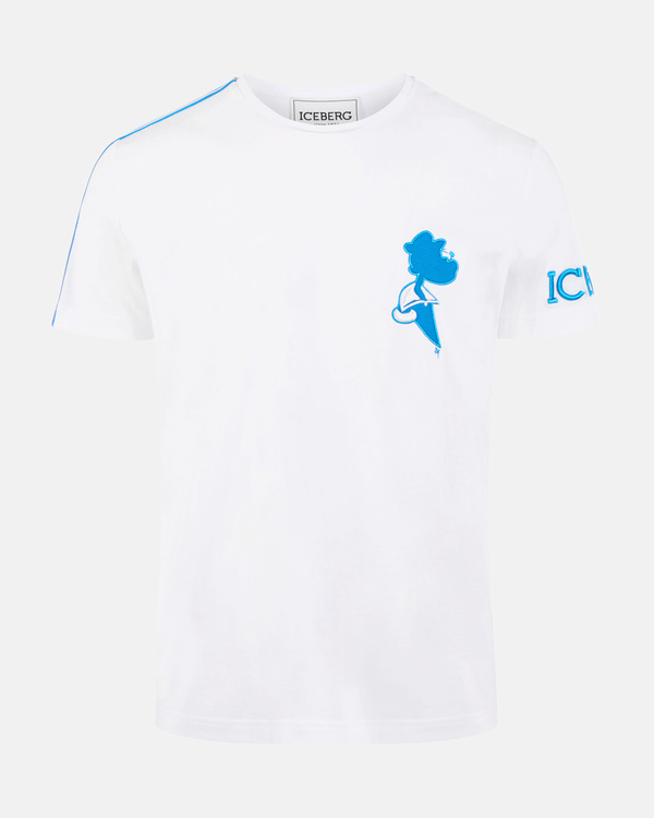 Cotton Popeye T-shirt - Iceberg - Official Website