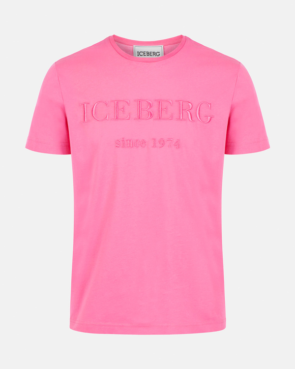 Fuchsia heritage logo T-shirt - Iceberg - Official Website
