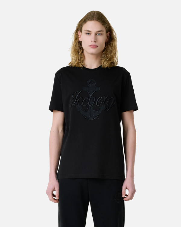 Embroidered anchor logo T-shirt - Iceberg - Official Website