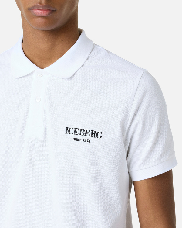 Heritage logo polo shirt - Iceberg - Official Website